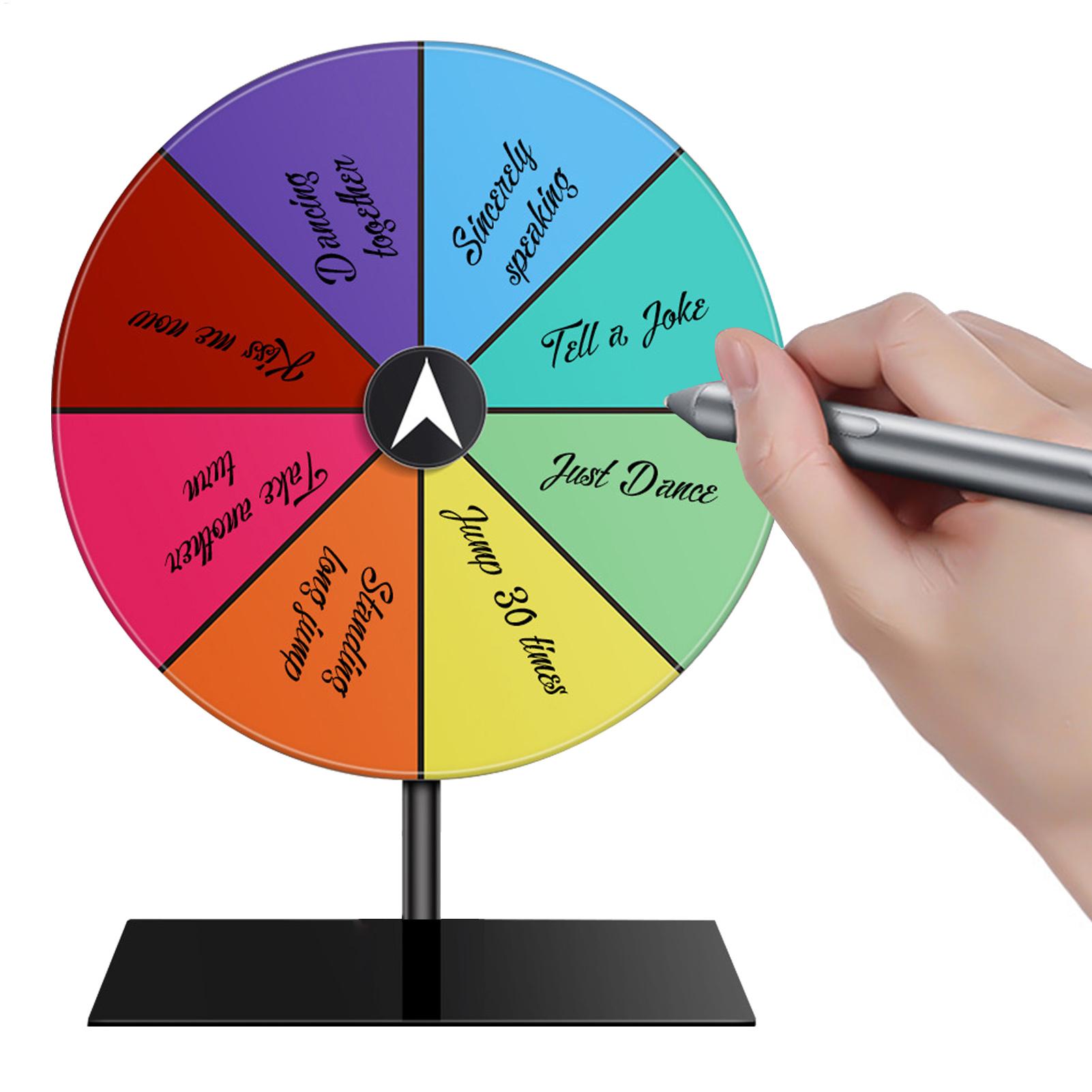 Party Games Spin The Wheel - Rueda de premios giratoria de borrado