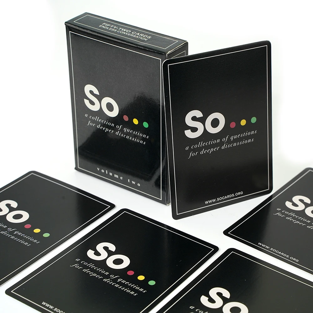 Party Games Questions For Adults - So Cards Conversation Starter - Juego