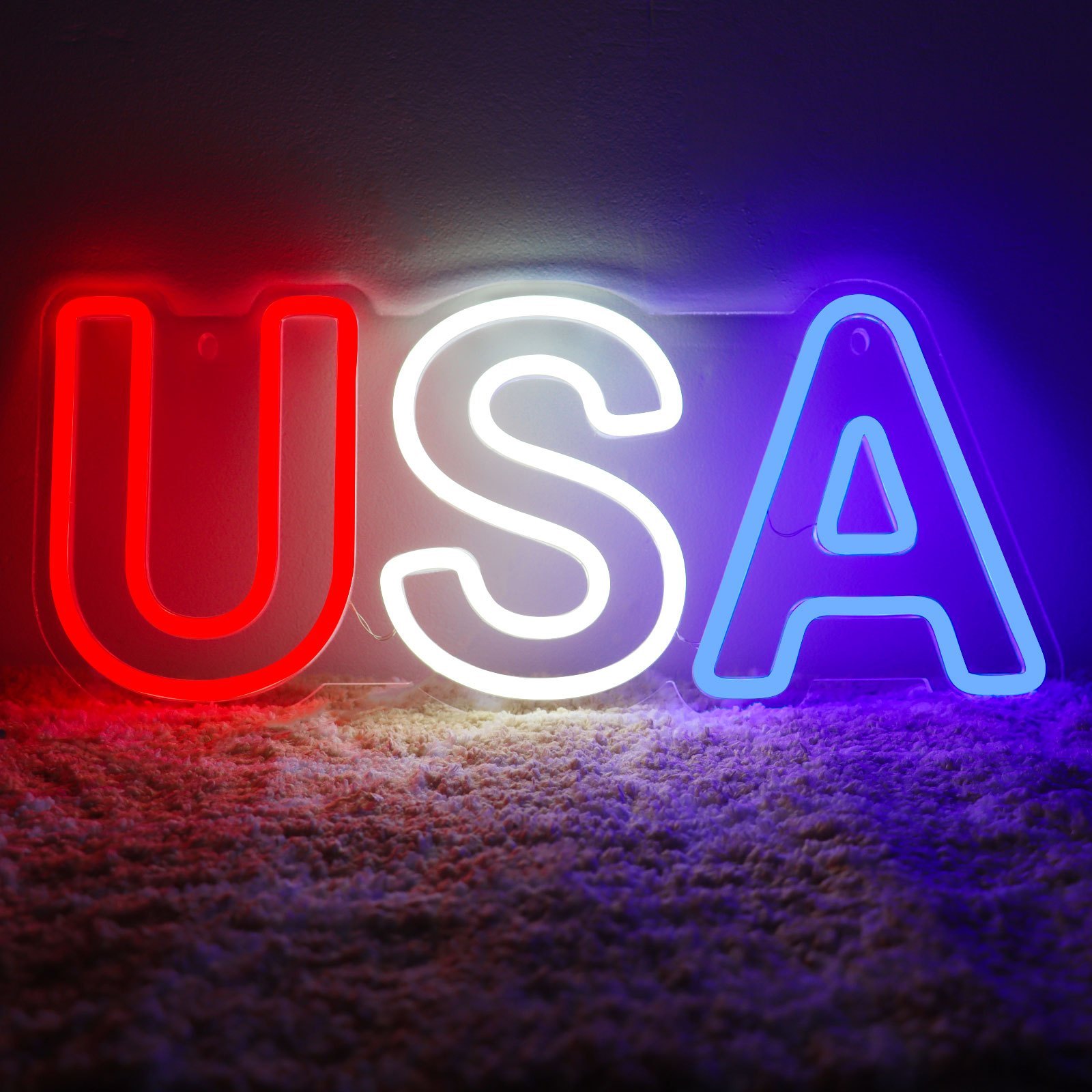 Party Games Usa - Señal de luz de neón LED