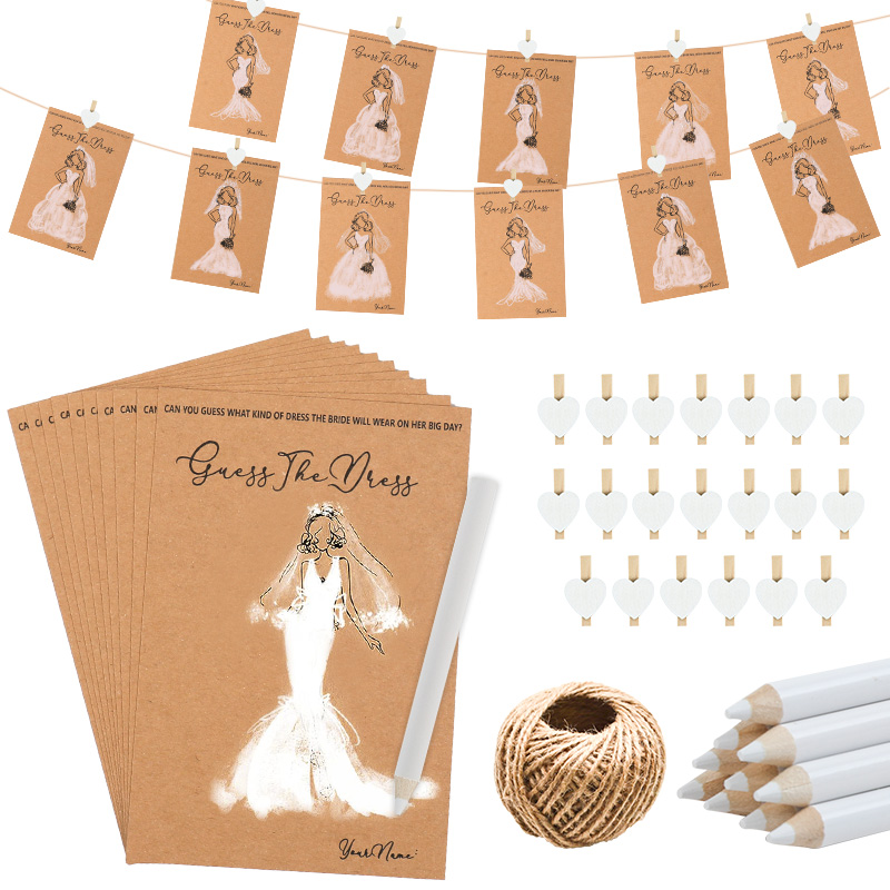 Party Games Bridal Shower - 10/20 juegos de tarjetas de juegos