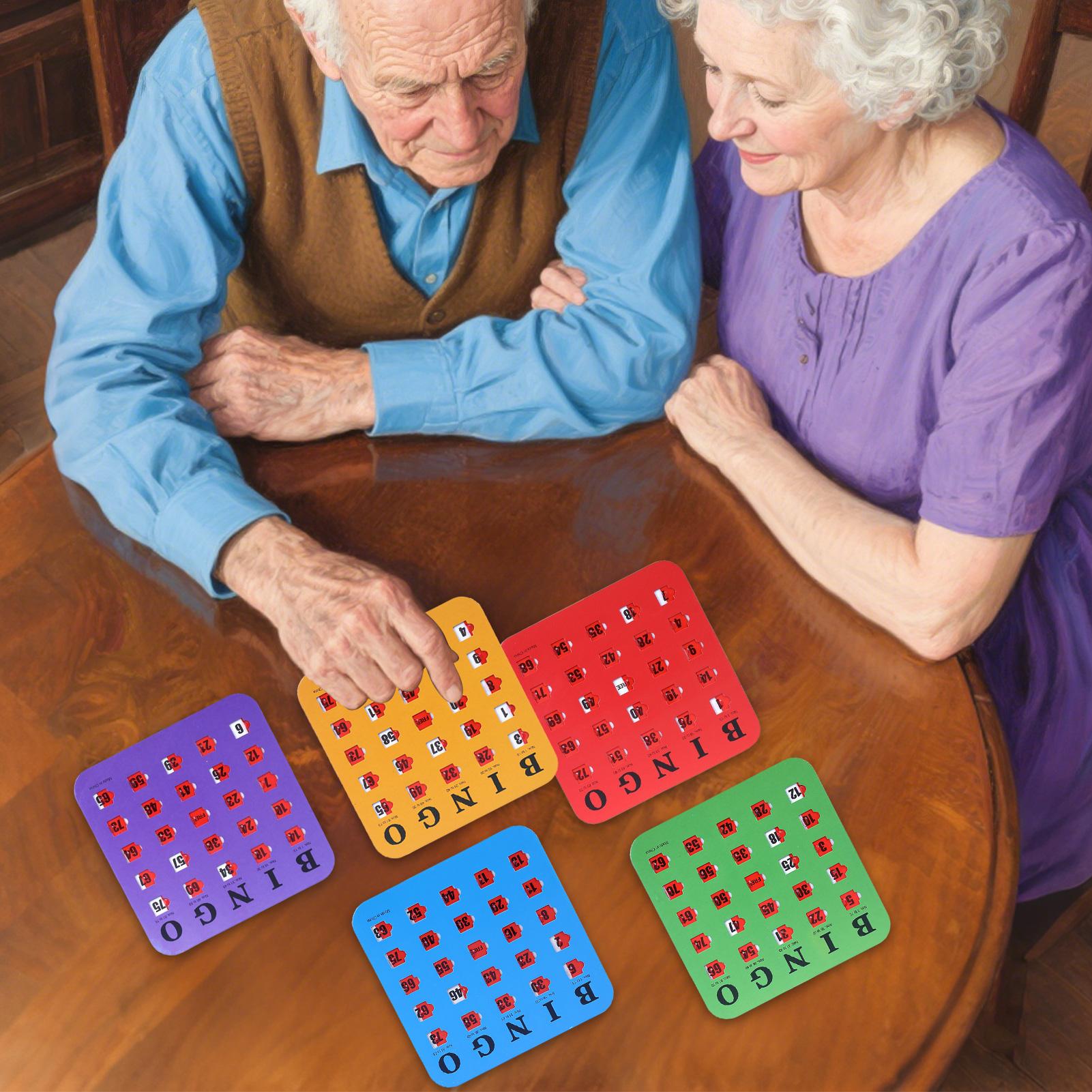 Party Games For Large Groups - 5 Tarjetas de Bingo con Letras