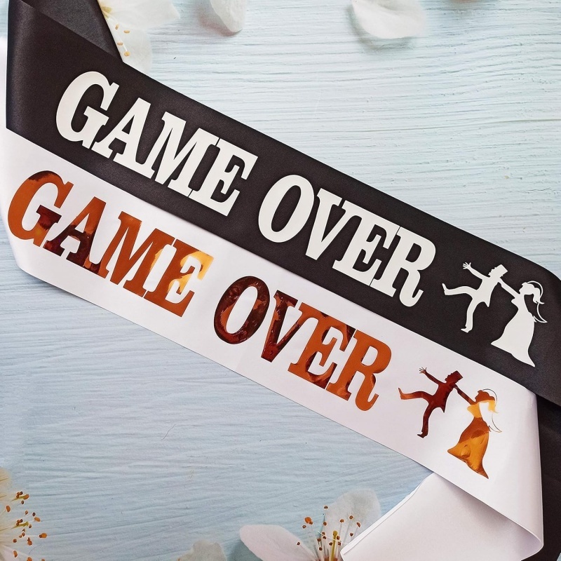 Party Games Bridal Shower - Banda para el Hombro de Novio