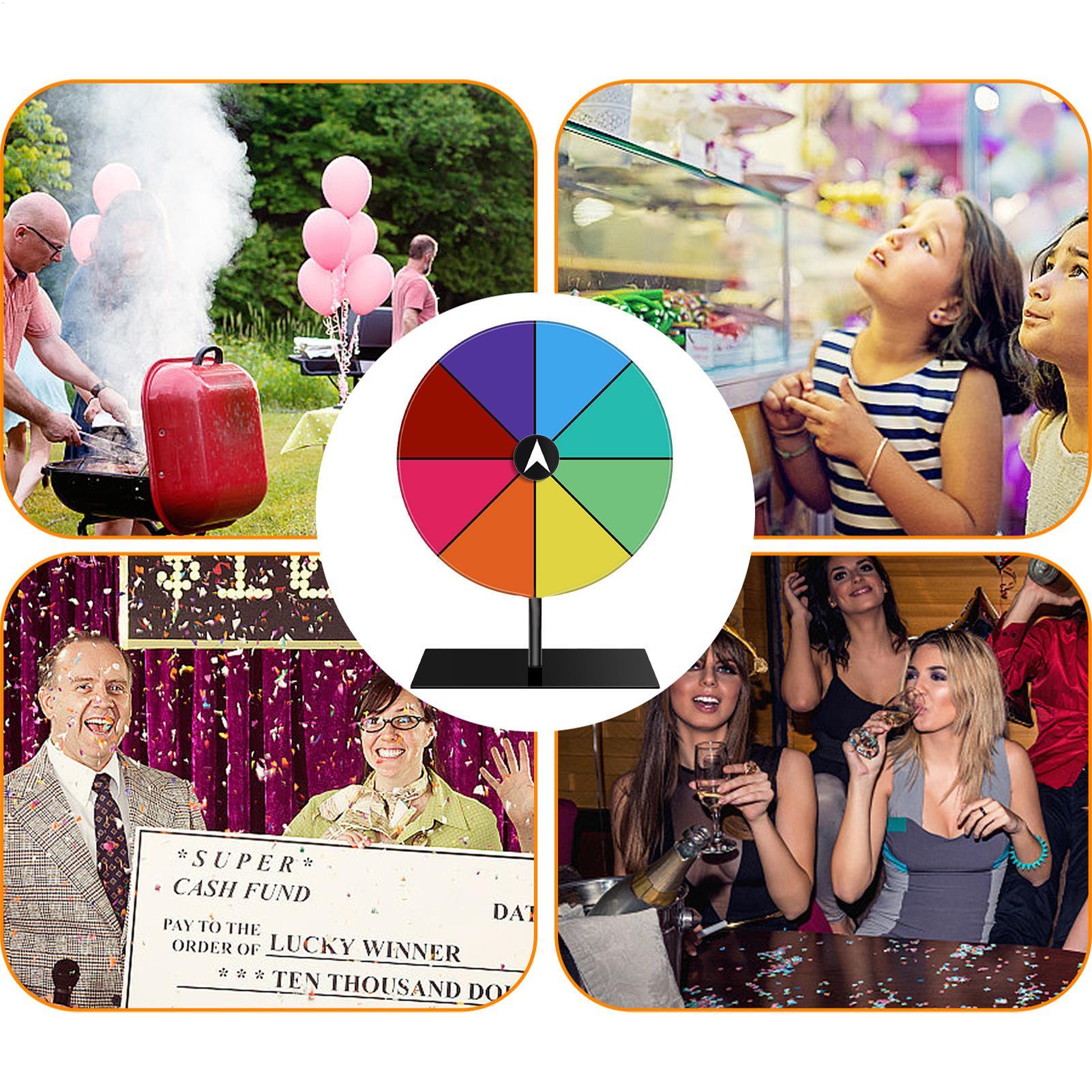 Party Games Spin The Wheel - Rueda de premios giratoria de borrado