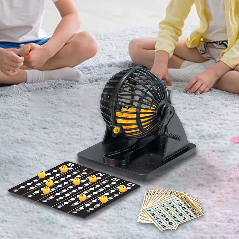 Party Games For Large Groups - Máquina de lotería de Bingo, estacas