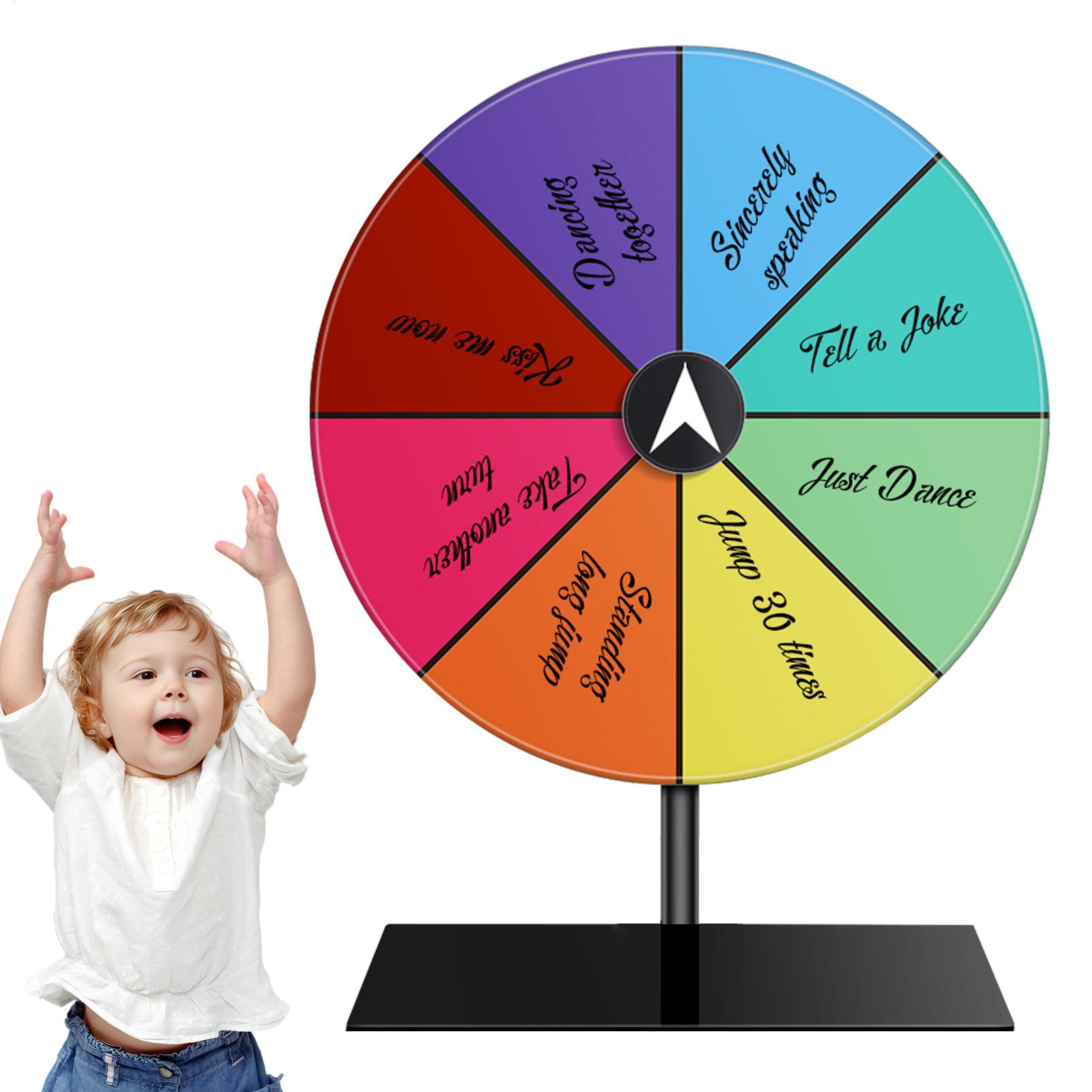 Party Games Spin The Wheel - Ruleta de premios giratoria, rueda de