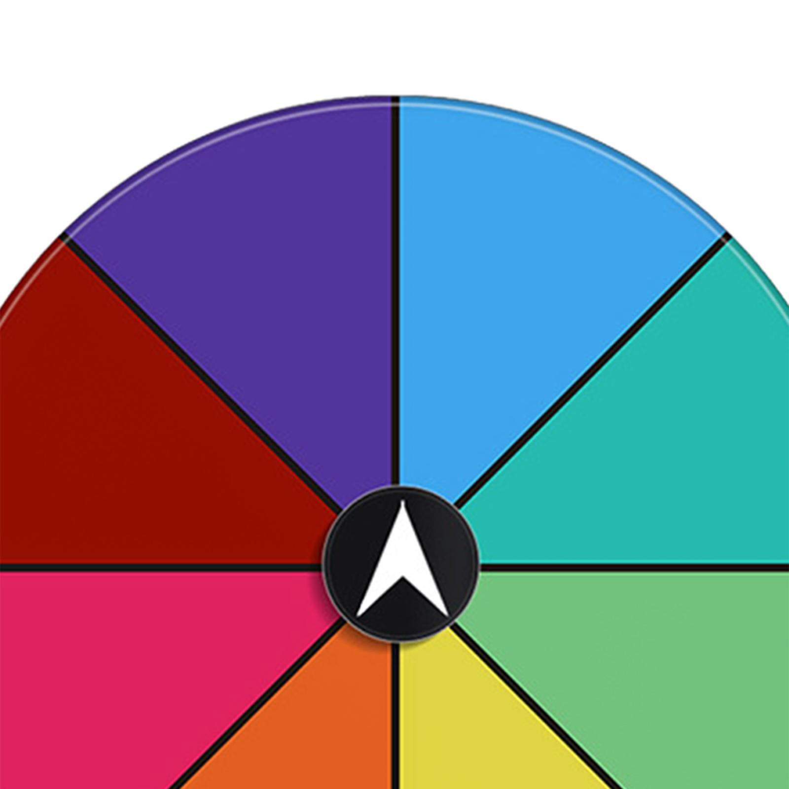 Party Games Spin The Wheel - Ruleta de Premios Acrílica Compacta para