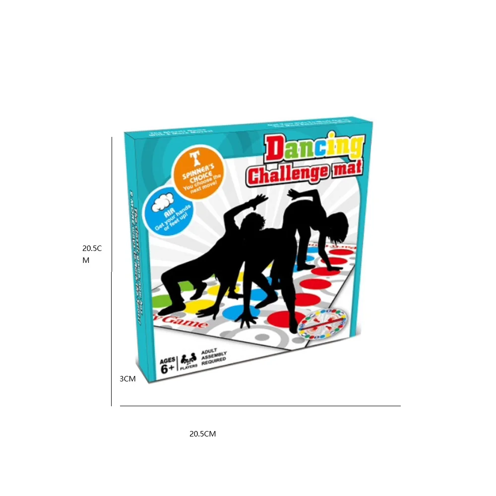 Party Games For 3 People - Juego Twister de gran venta, tapete