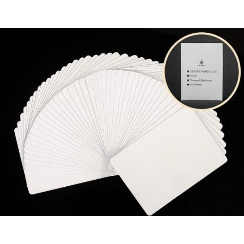 Party Games Easy - Tarjeta blanca elástica (blanco de doble