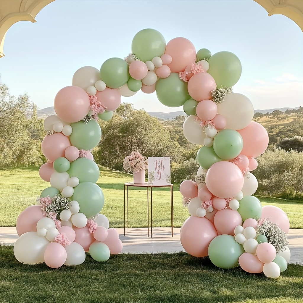 Kit de arco de globos en verde - Party Games Bridal Shower reseña y precio