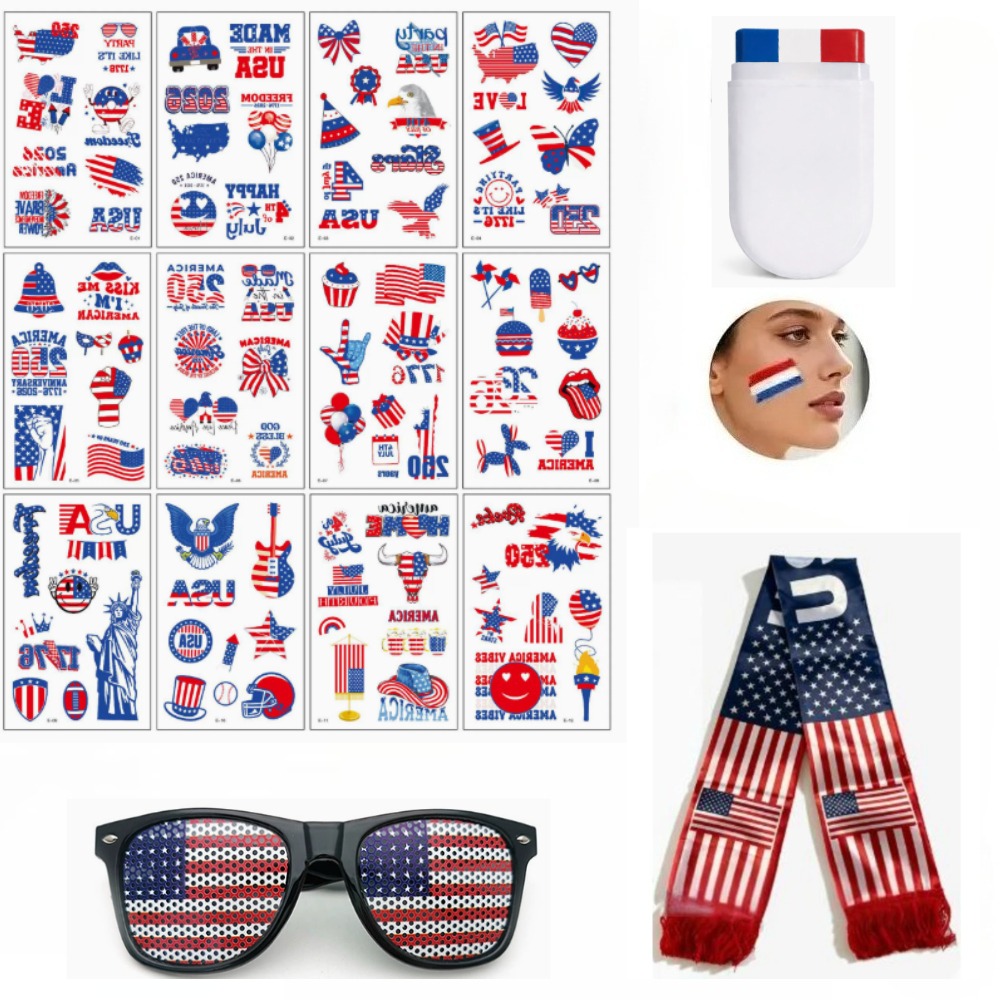Kit de Aficionado Patriótico d - Party Games Usa reseña y precio