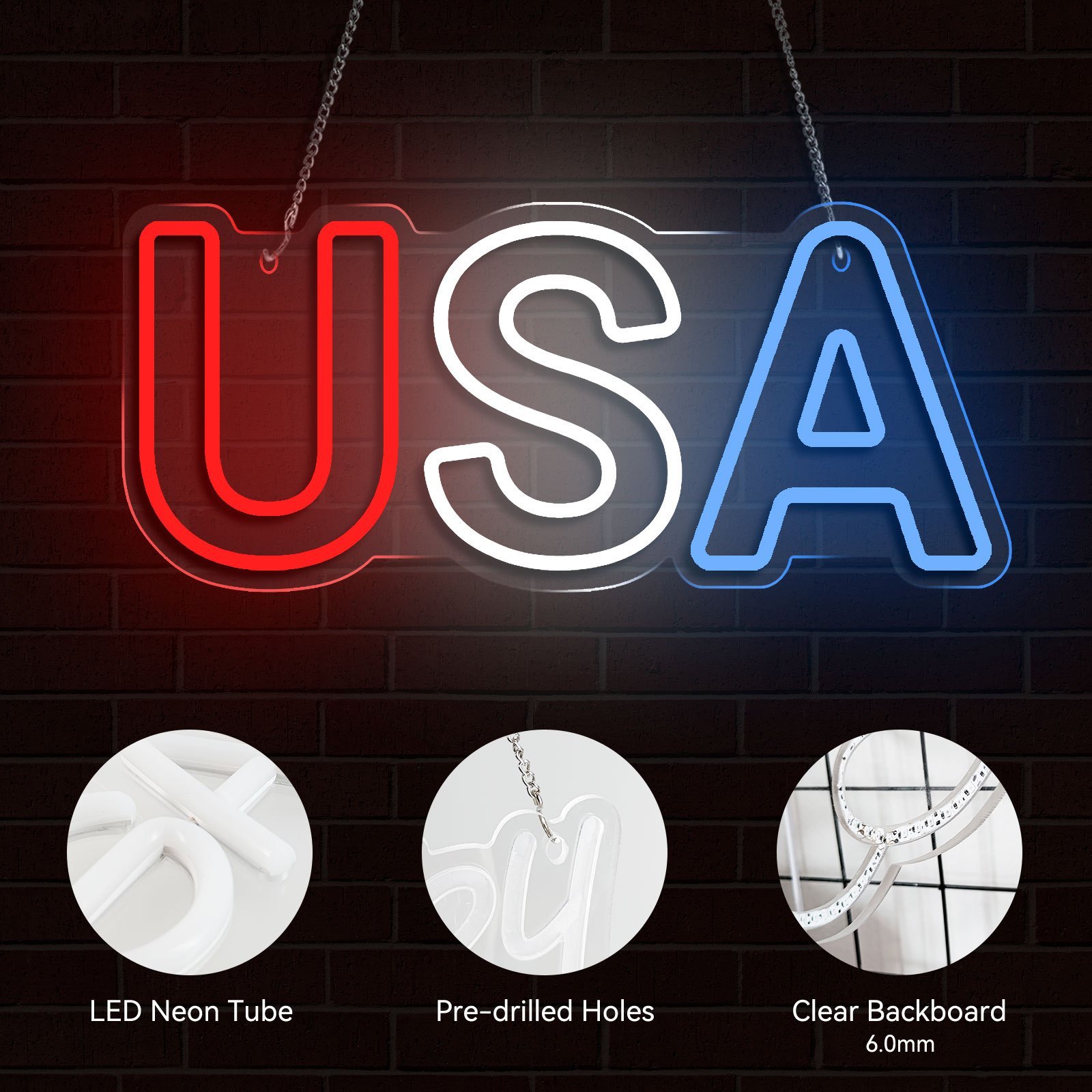 Señal de luz de neón LED de EE - Party Games Usa reseña y precio