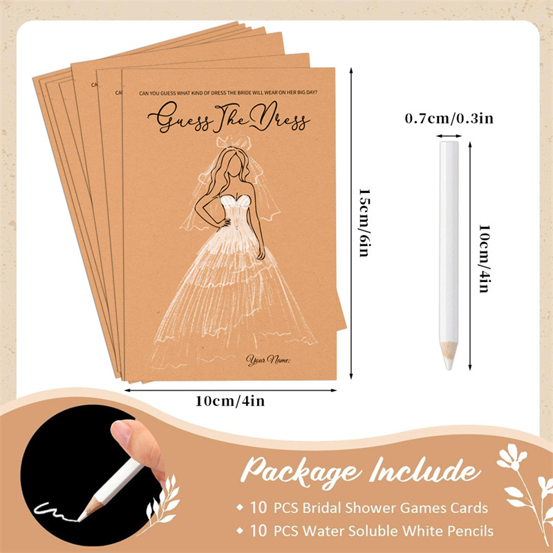 20 tarjetas de juego de adivin - Party Games Bridal Shower reseña y precio