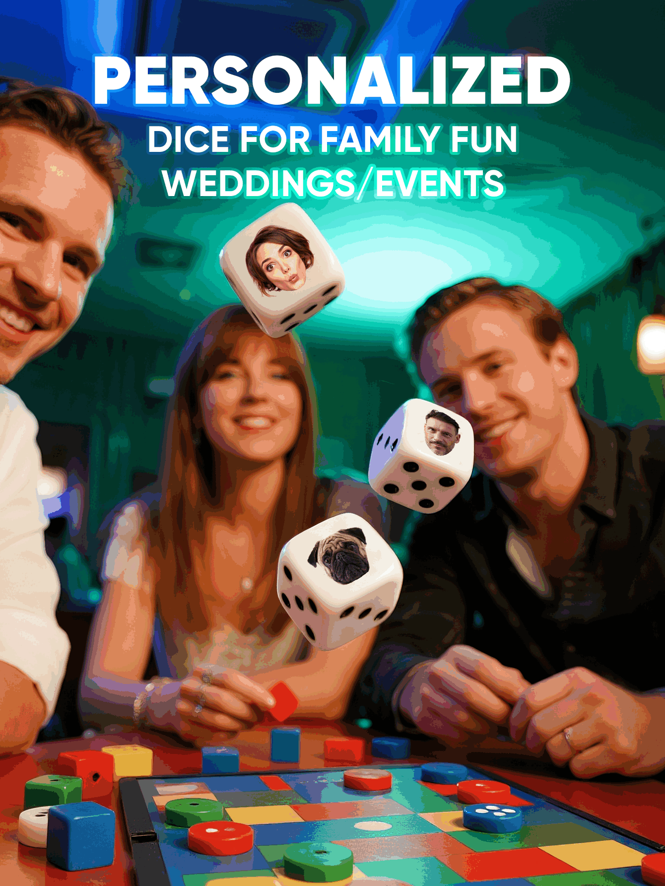 Dados Personalizados con Caras - Party Games For Christmas reseña y precio