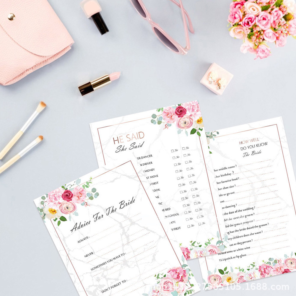 48 Tarjetas para Despedida de  - Party Games Bridal Shower reseña y precio