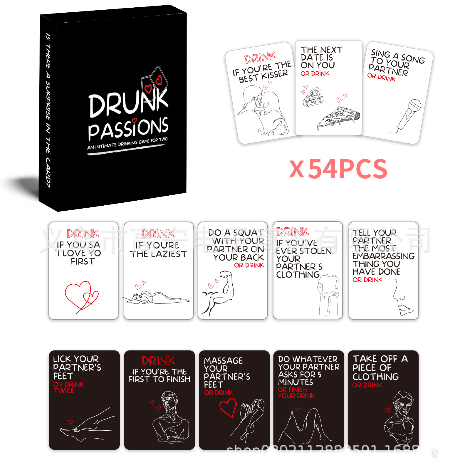 Amantes de las pasiones borrac - Party Games Couple reseña y precio