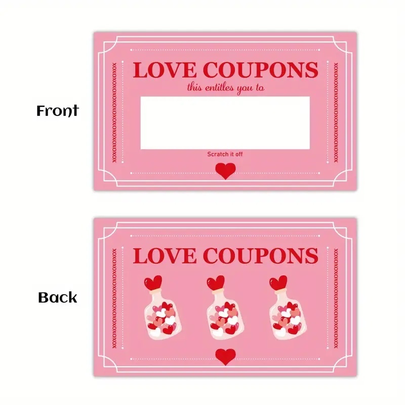 30 tarjetas rosa para rascar l - Party Games Couple reseña y precio