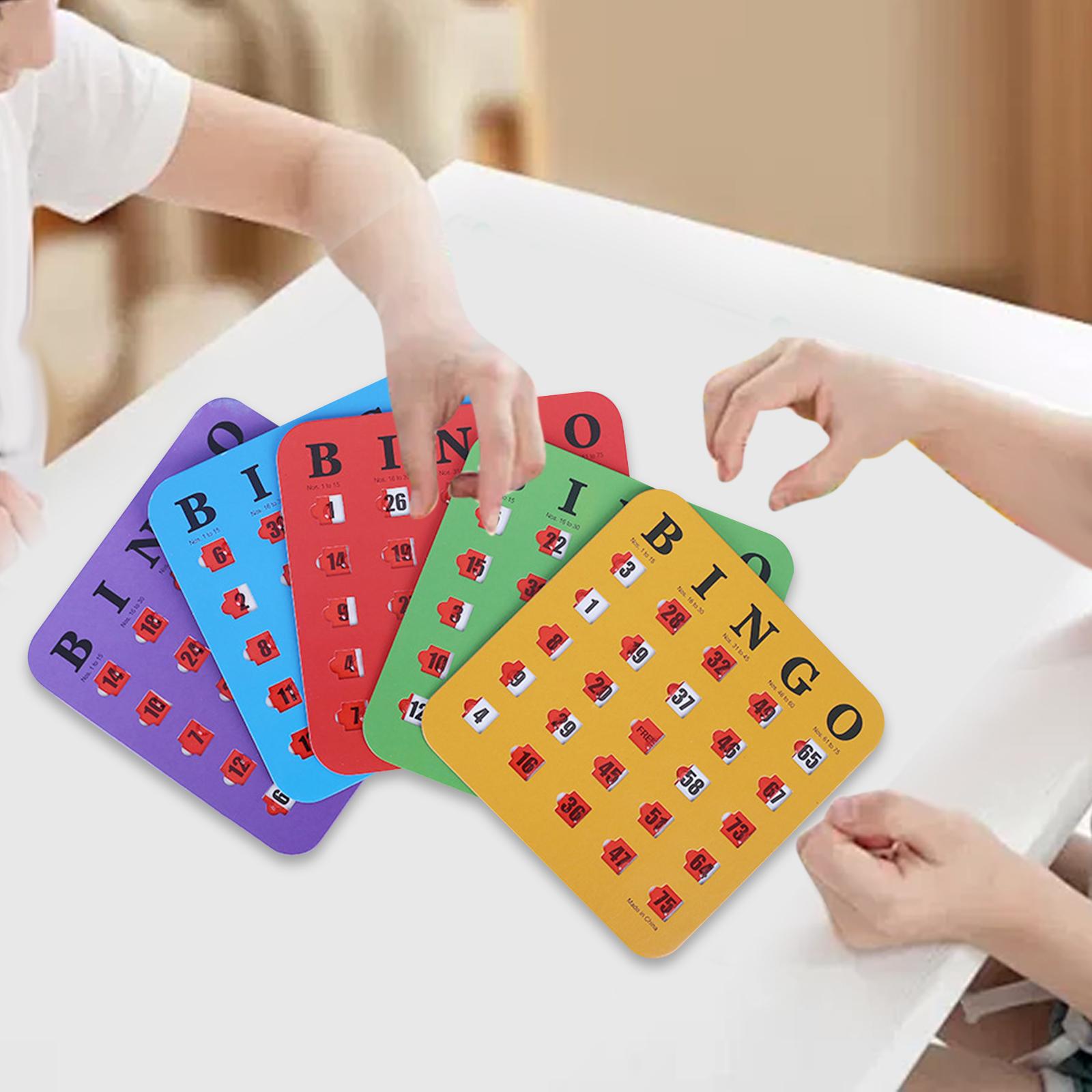 5 piezas de cartón de bingo co - Party Games For Large Groups reseña y precio