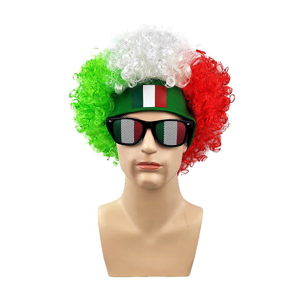 Conjunto de Peluca Afro con Ba - Party Games Usa reseña y precio