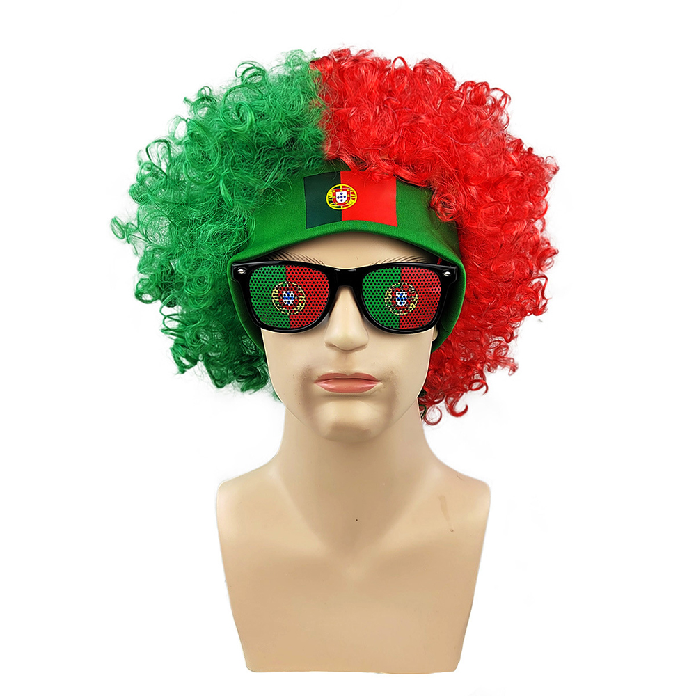 Conjunto de Peluca Afro con Ba - Party Games Usa reseña y precio