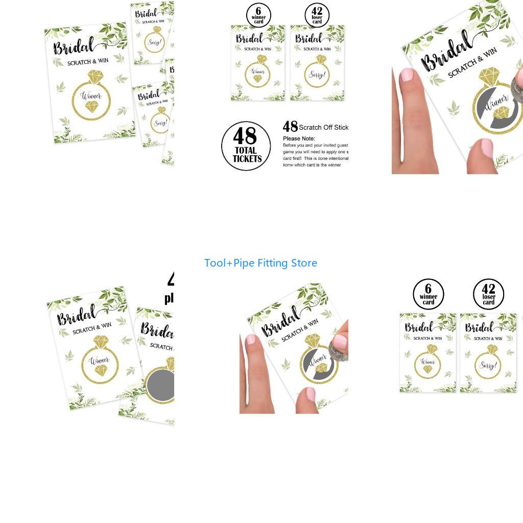 F92B Juego cartas para rascar  - Party Games Bridal Shower reseña y precio