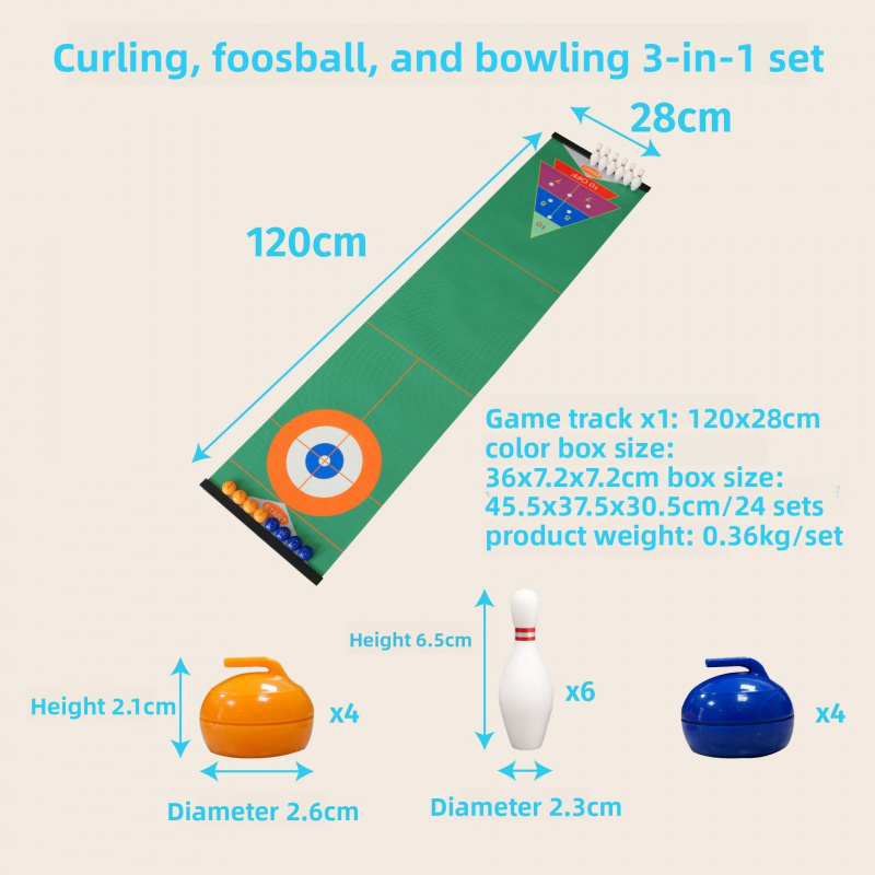 Juego de Mesa Curling, Mini Ho - Kids Party Games reseña y precio