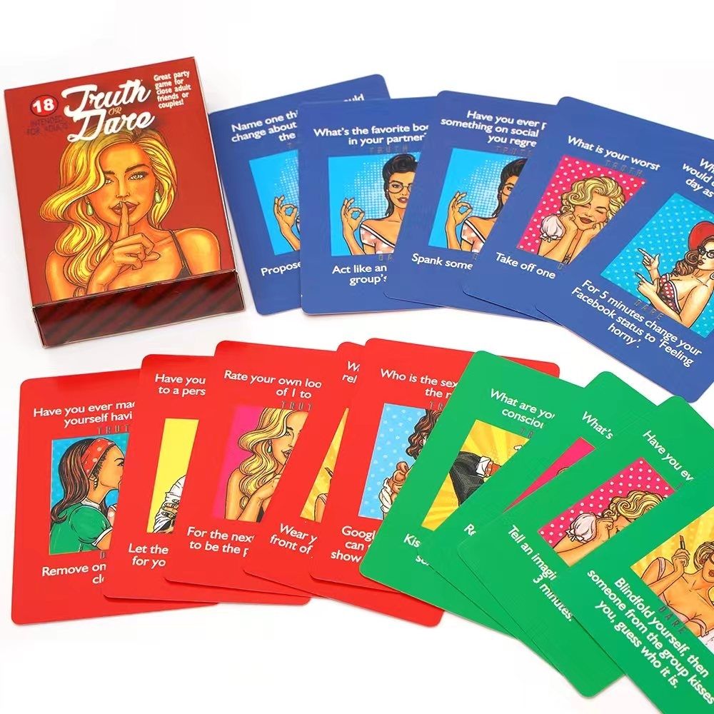 Tarjeta Truth Or Dare 100 preg - Party Games Questions For Adults reseña y precio