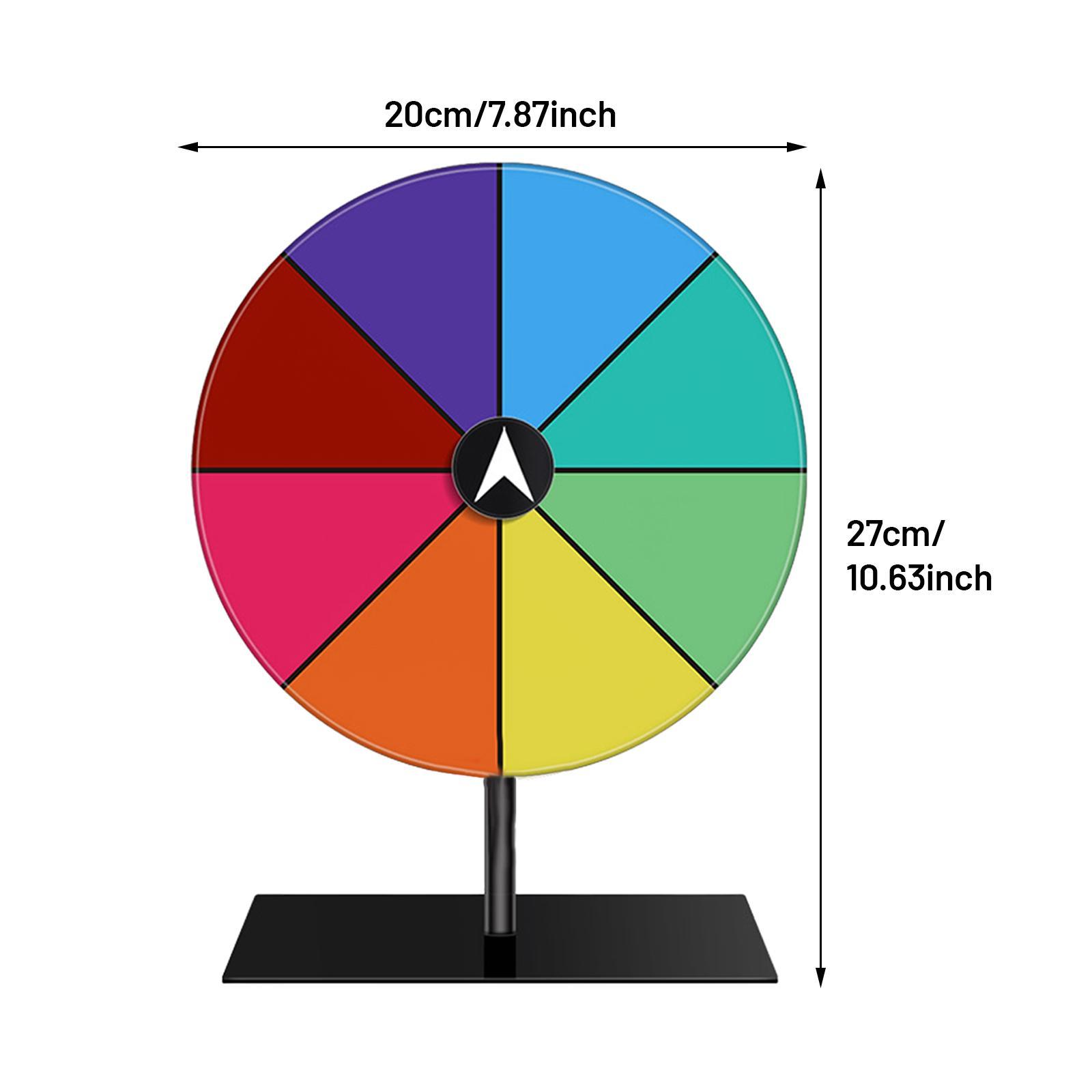 Ruleta de Premios Acrílica Com - Party Games Spin The Wheel reseña y precio