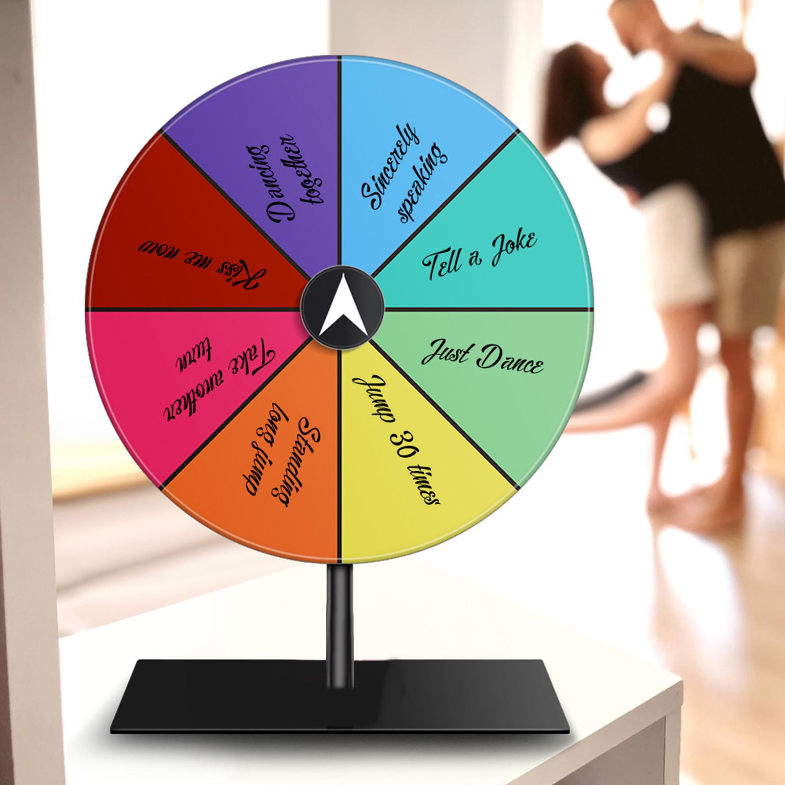 Ruleta de Premios Acrílica Com - Party Games Spin The Wheel reseña y precio