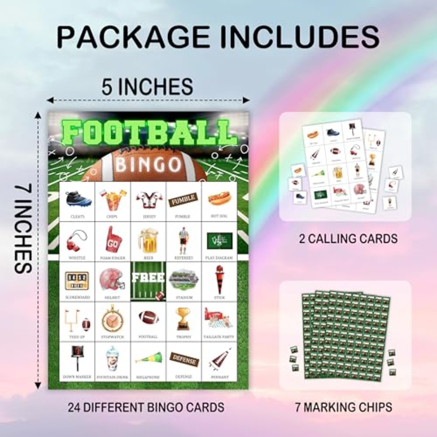 Tarjeta de juego de bingo para - Party Games For Large Groups reseña y precio